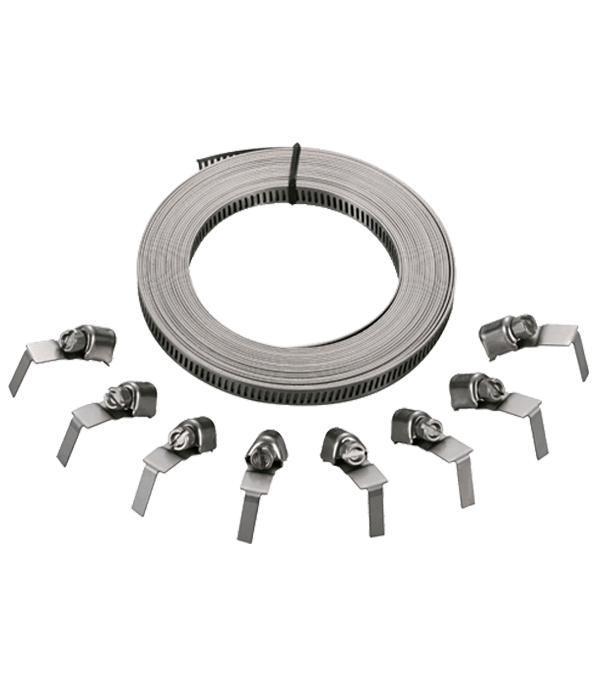 Lot De 10 Colliers De Serrage Acier Carbone Noir 30 Mm - Forme U, 2 Trous, Avec Vis - Pour Fixation Tuyaux, Câbles